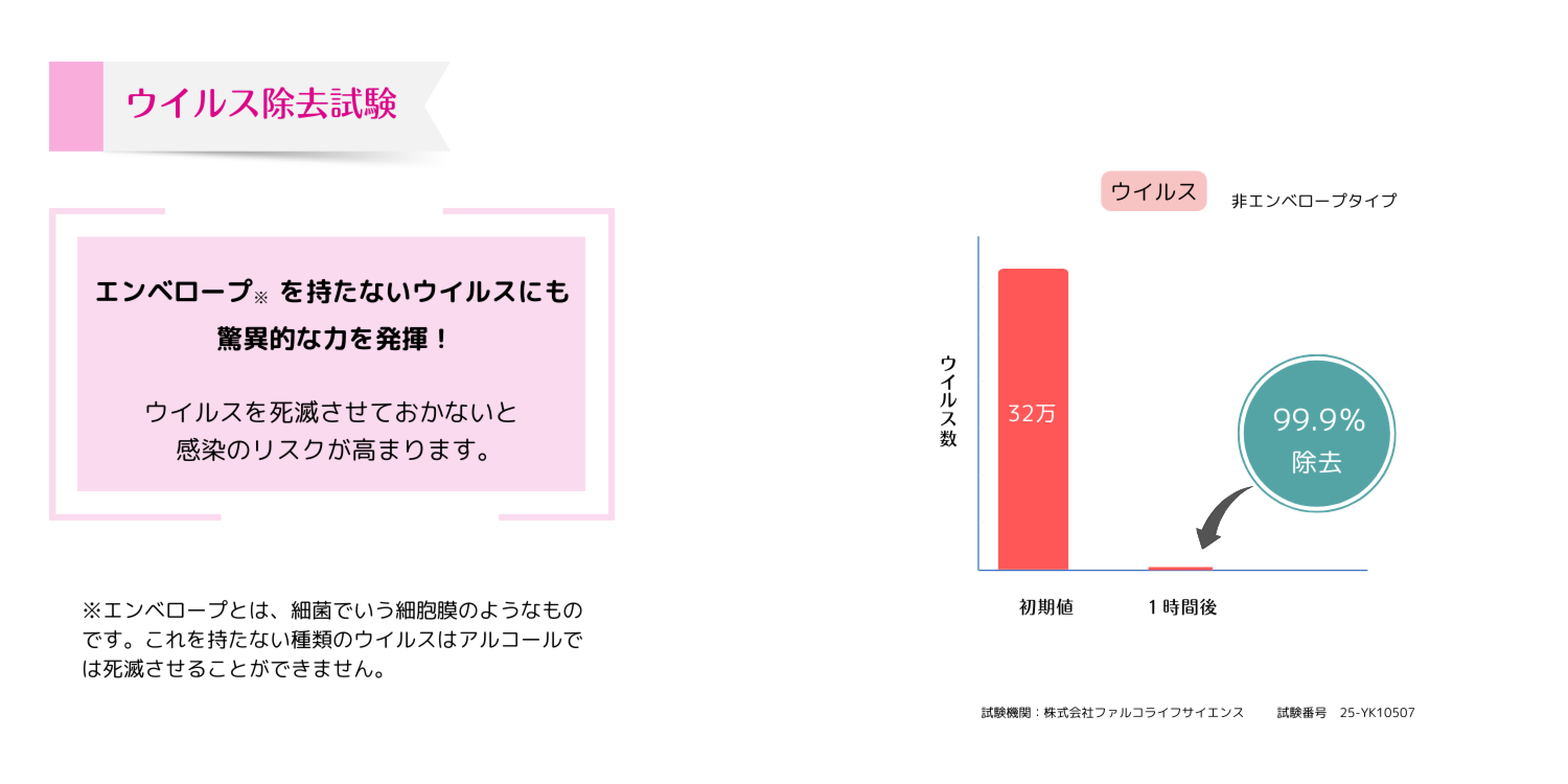 ウイルス除去試験